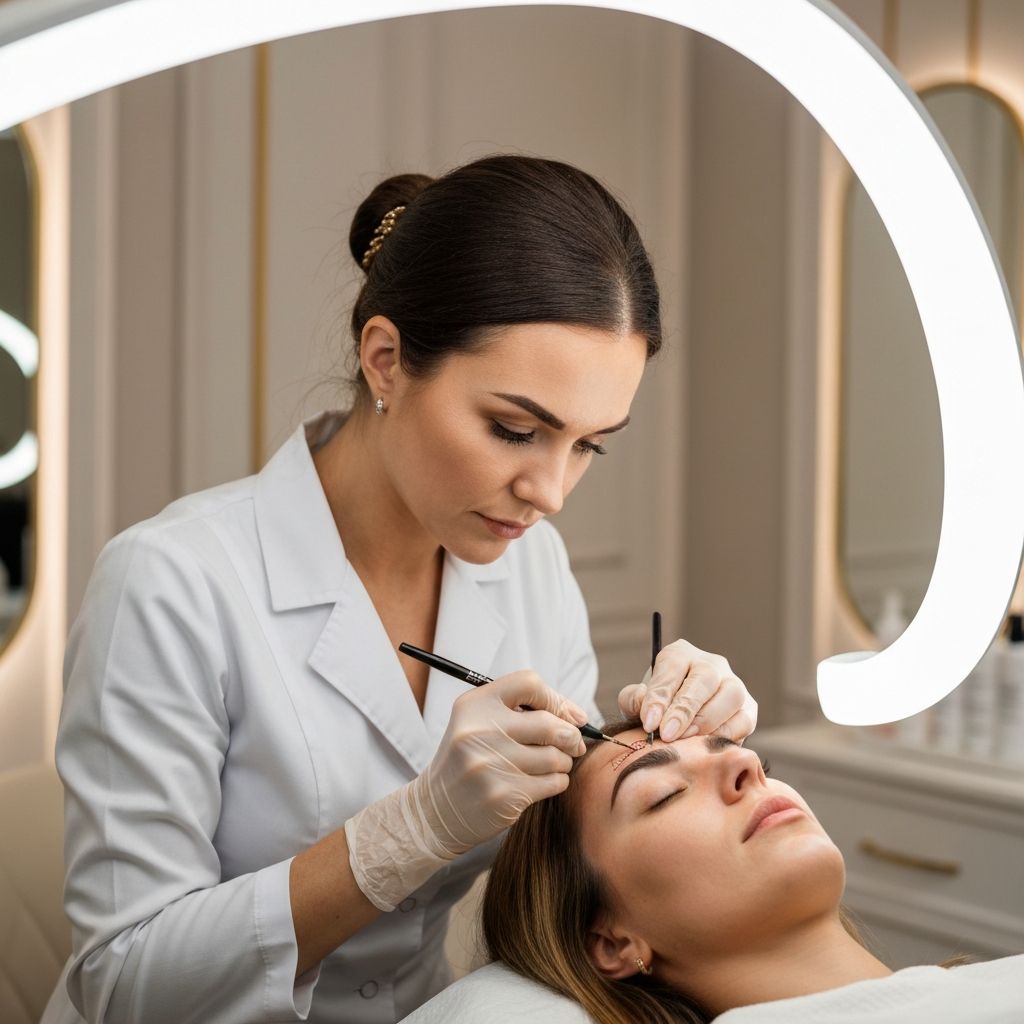 Beauty artist at work